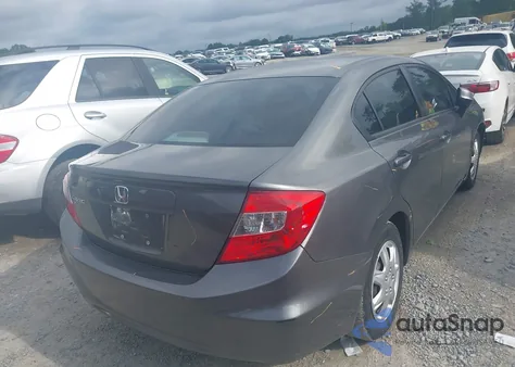 2012 Honda Civic Lx из США, поврежденный, VIN 2HGFB2E57CH539365